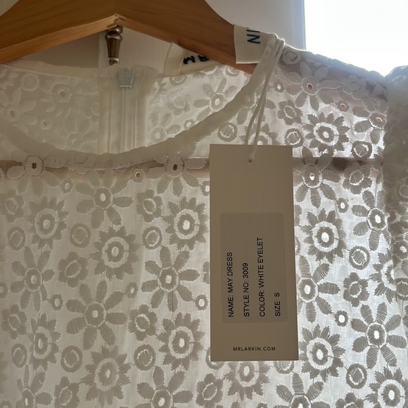 Mr. Larkin May Dress, S, White - Picture 2 of 4